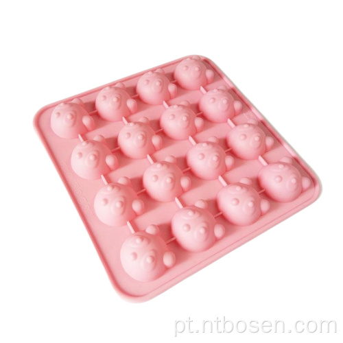 Molde de manteiga de silicone moldes de silicone bebê moldes de silicone de personagens de desenhos animados de panda